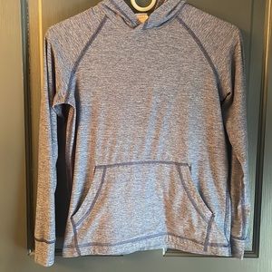 Hanna Andersson Blue Long Sleeve Active Hoodie Size 10.
